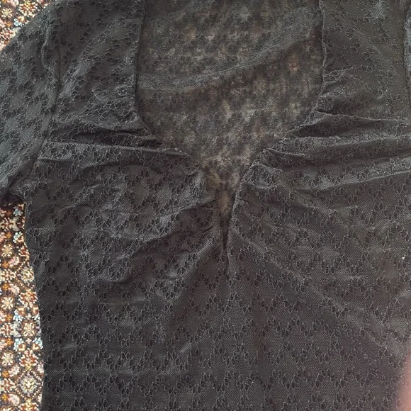 Black Long Sleeve Bodysuit - Picture 2 of 6